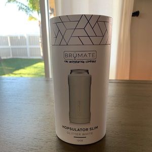 HOPSULATOR SLIM | White Sparkle  (12OZ SLIM CANS)